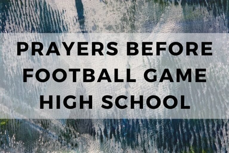 12 Motivating Prayers Before a High School Football Game 