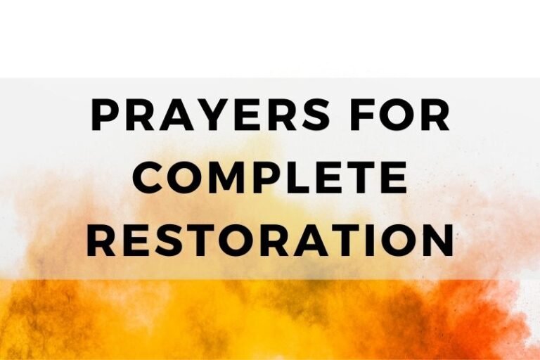 12 Transformative Prayers for Complete Restoration
