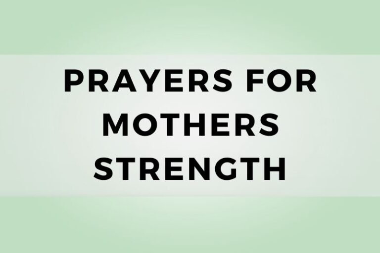 10 Prayers For Your Mother’s Strength and Good Health