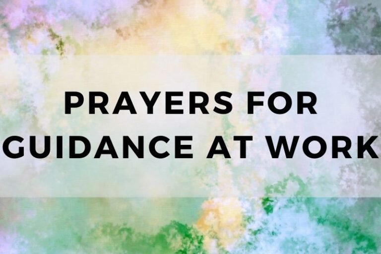 12 Prayers for Work Guidance and Success